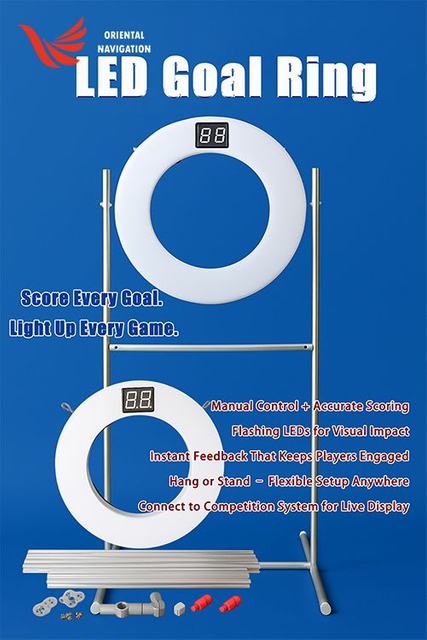 Competition Goal Rings Kit and stand