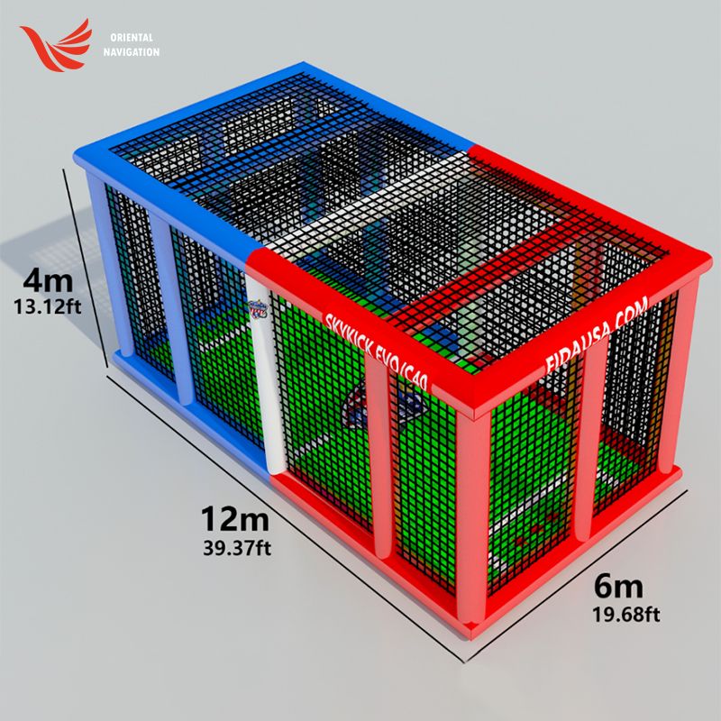Inflatable Drone soccer Arena 12m x 6m x 4m
